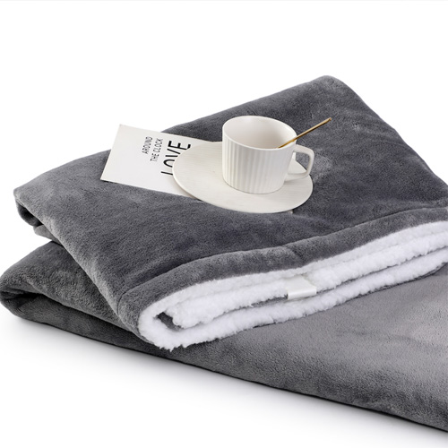 electric throw blanket sherpa
