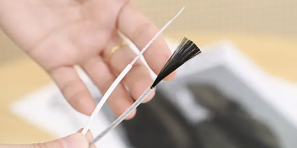 Línea de fibra de nanocarbono compuesto