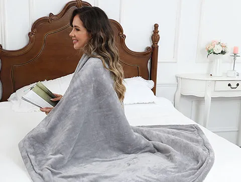 Manta eléctrica de franela