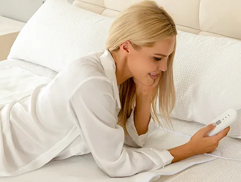 Manta eléctrica de poliéster